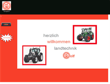 Tablet Screenshot of landtechnik-wolf.at